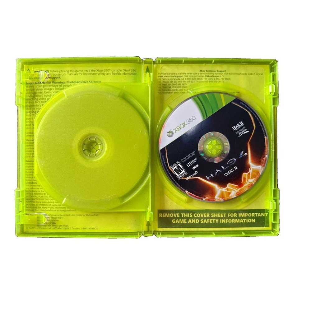 Halo 2 Game Lot Halo 3 ODST & Halo 4 Xbox360